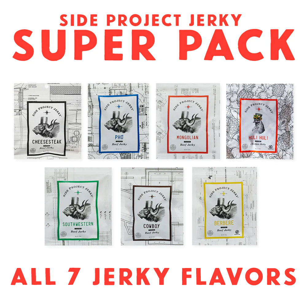 SIDE PROJECT JERKY SAMPLER PACKS – sideprojectjerky