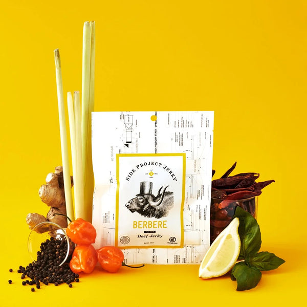 BERBERE FLAVOR JERKY, 2OZ. PACKAGE – sideprojectjerky
