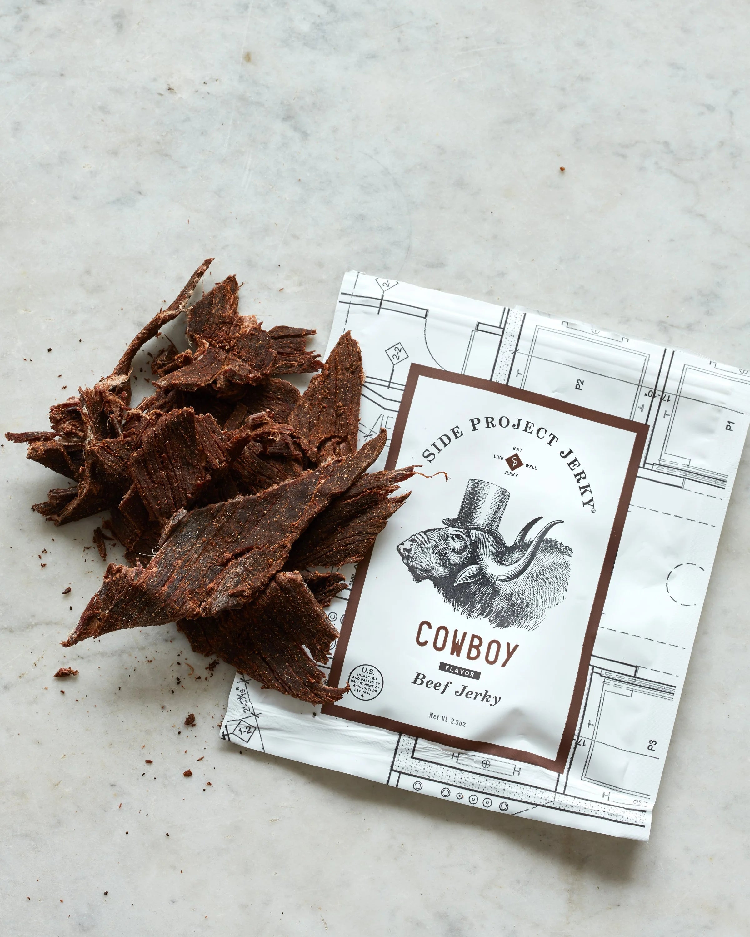 COWBOY FLAVOR JERKY, 2OZ. PACKAGE