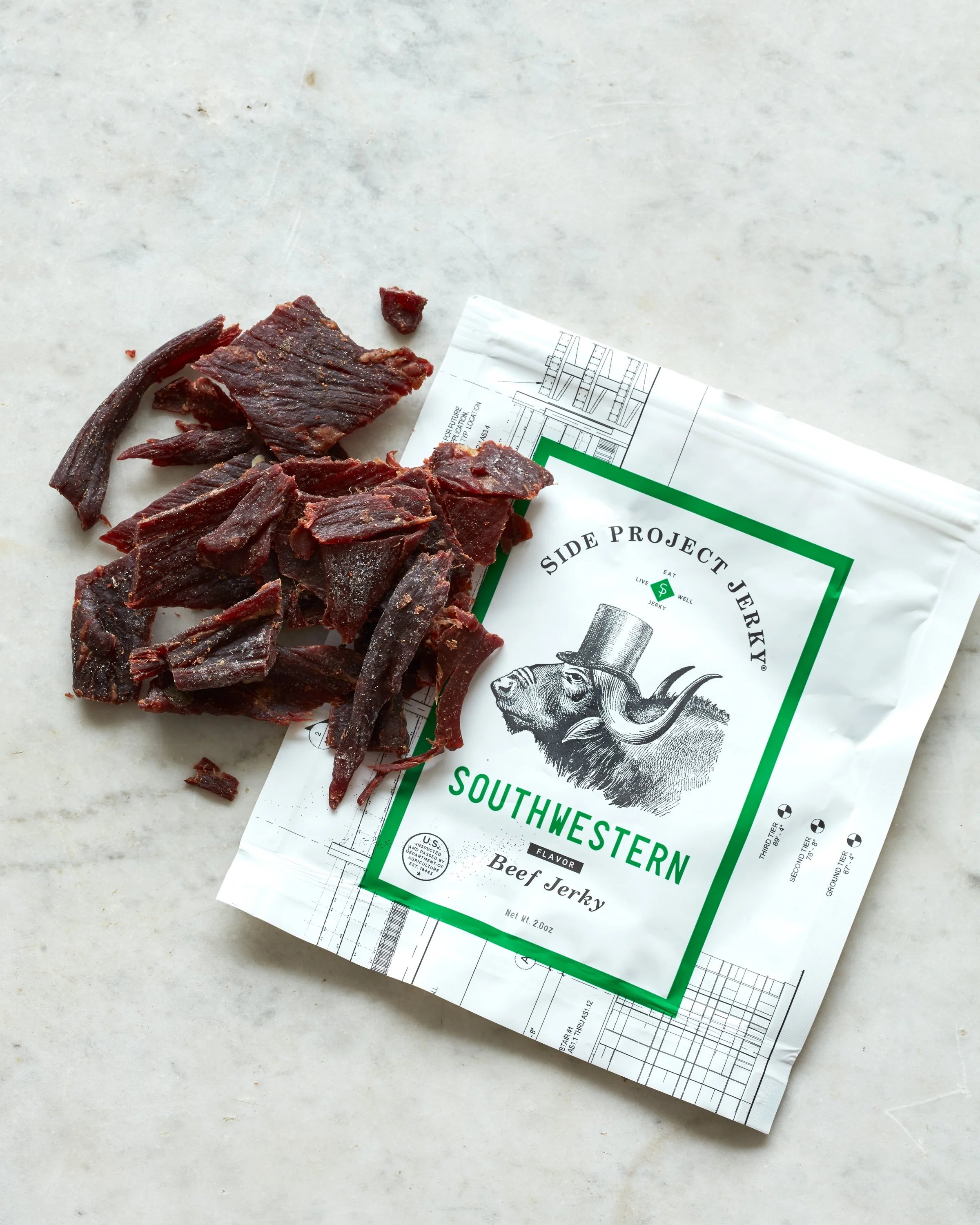 SOUTHWESTERN FLAVOR JERKY, 2OZ. PACKAGE