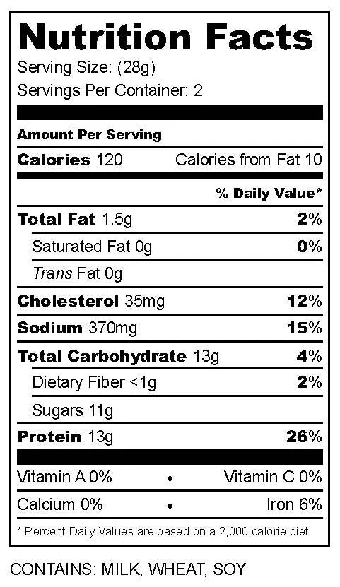 HULI HULI CHICKEN FLAVOR JERKY,  2OZ. PACKAGE