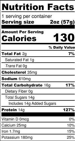 CHEESESTEAK FLAVOR JERKY, 2OZ. PACKAGE